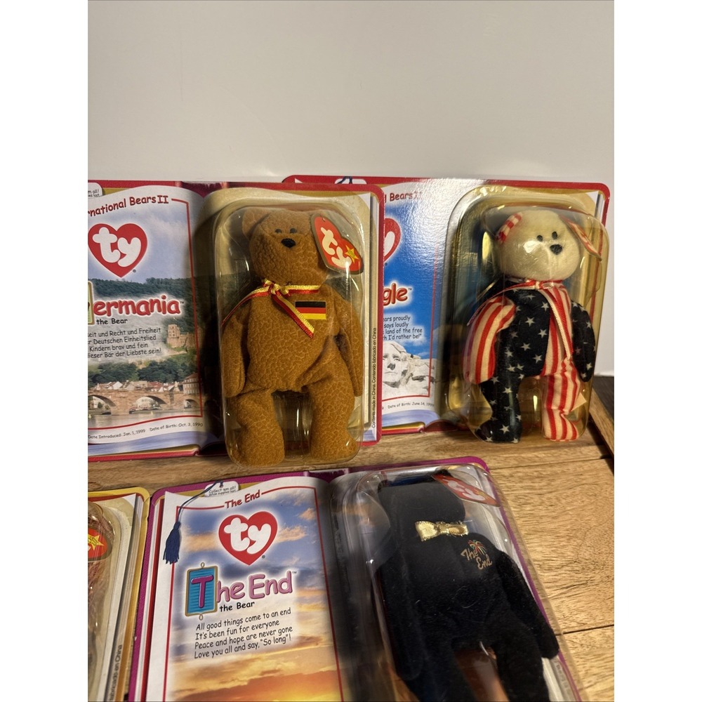 Ty McDonalds Teenie Beanie International Bears 2000 The Millennium & End Lot 5 - Picture 3 of 6